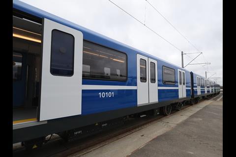 Stadler presents Minsk metro train | News | Railway Gazette International